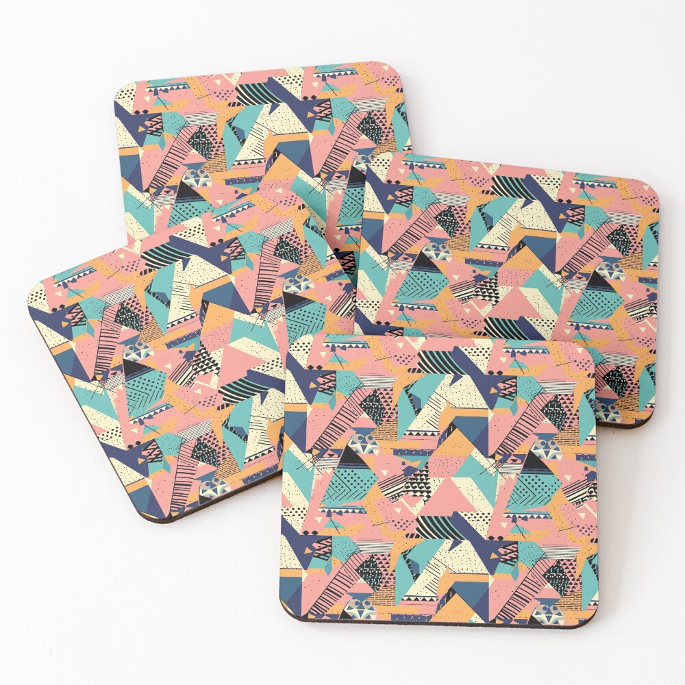 Artikel-Vorschau von Untersetzer (4er Set), designt und verkauft von PixelPatchwork.