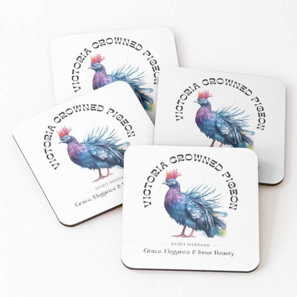 Item preview, Victoria Crowned Pigeon : Spirit Message Series designed and sold by MTJ-Mushrooms.