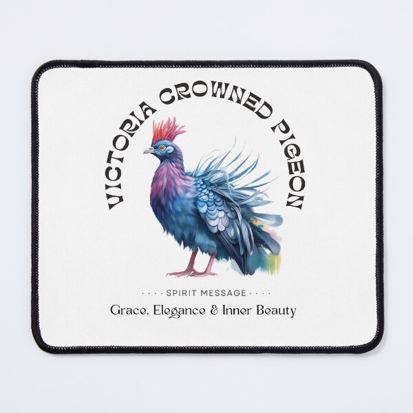 Item preview, Victoria Crowned Pigeon : Spirit Message Series designed and sold by MTJ-Mushrooms.