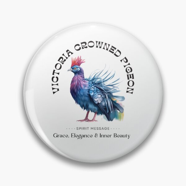 Artikelvorschau, Victoria Crowned Pigeon : Spirit Message Series entworfen und verkauft von MTJ-Mushrooms.