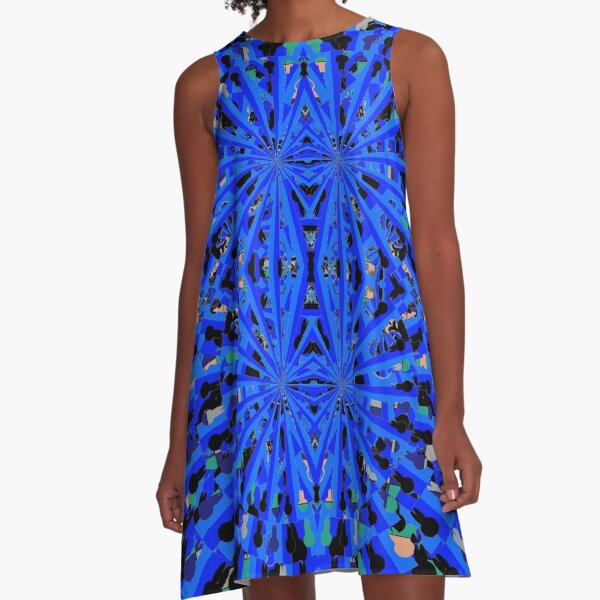 pattern, design, tracery, weave A-Line Dress