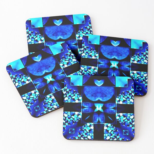 Item preview, Stunning jewellery stone assortment painting with unique shades of blue - ideal gift idea for jewelry blue stone lovers. designed and sold by Ralek.
