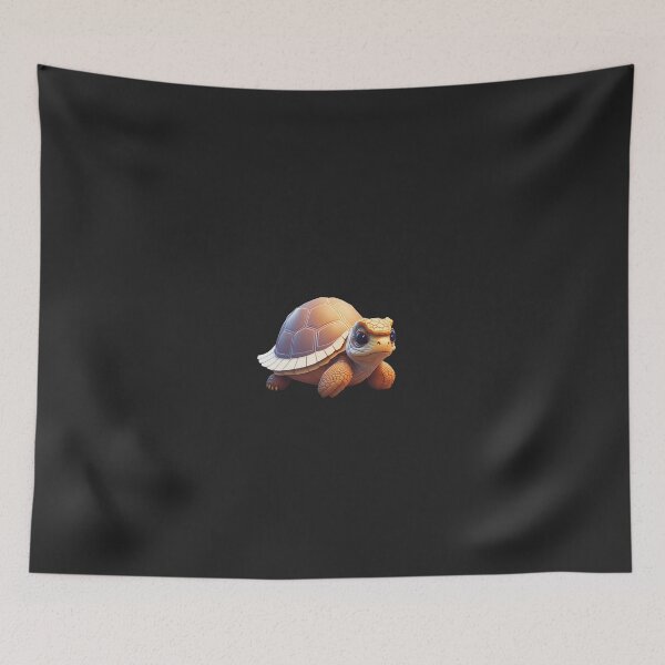 Item preview, Very Cute Galapagos Tortoise Digital Art designed and sold by ChibiArtline.
