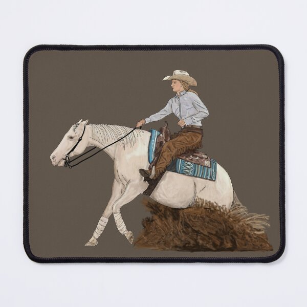Item preview, Reining Horse Sliding Stop designed and sold by MillvilleRidge.