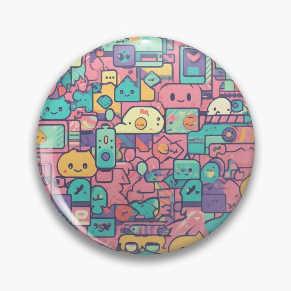 Item preview, Cute Retro Pixelscape designed and sold by PixelPatchwork.