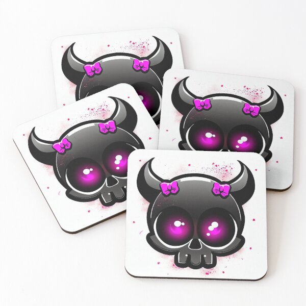Item preview, Cute devil skull designed and sold by Donkey's Salad.
