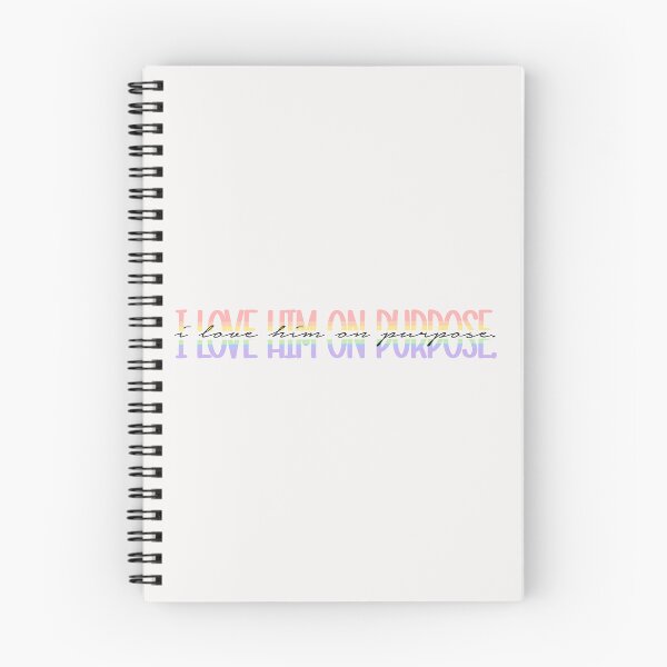 Item preview, I love him on purpose. | red, white and royal blue  designed and sold by Pinu92.