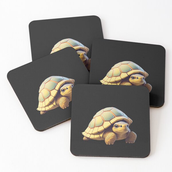 Item preview, Very Cute Galapagos Tortoise Digital Art designed and sold by ChibiArtline.