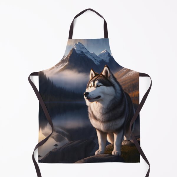 Item preview, Alaskan Malamute in Fantasy World designed and sold by SereneMuses.