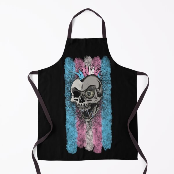 Item preview, Trans Pride Skull designed and sold by TheTransStyle.