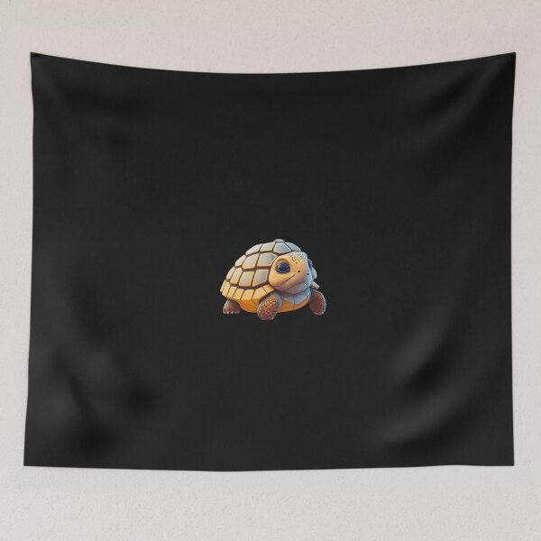 Item preview, Very Cute Galapagos Tortoise Digital Art designed and sold by ChibiArtline.