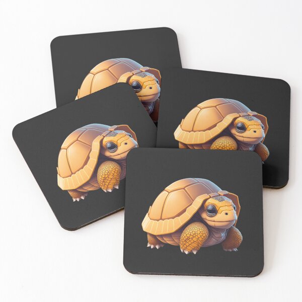 Item preview, Very Cute Galapagos Tortoise Digital Art designed and sold by ChibiArtline.
