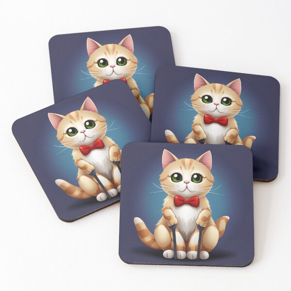 Item preview, A cute cat wearing a red bow and holding a paintbrush designed and sold by Keith Fraley.