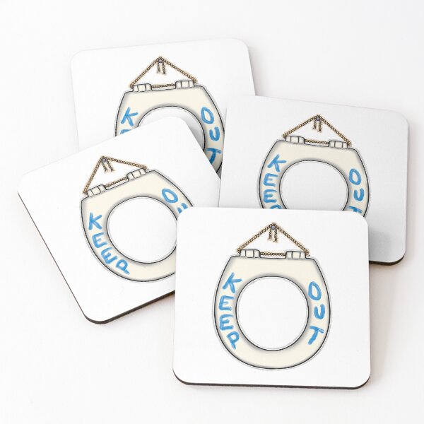 Item preview, Keep Out Toilet Seat Sign designed and sold by JoyzArtz.