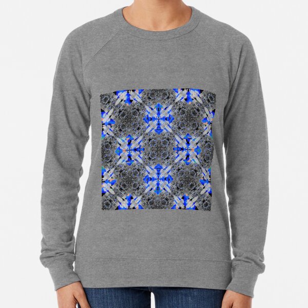 pattern, design, tracery, weave Lightweight Sweatshirt