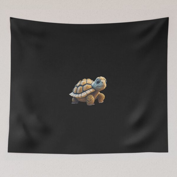 Item preview, Very Cute Galapagos Tortoise Digital Art designed and sold by ChibiArtline.