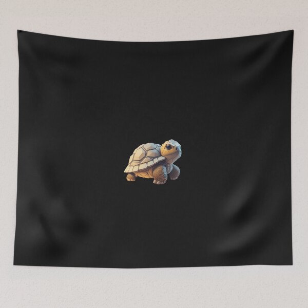 Item preview, Very Cute Galapagos Tortoise Digital Art designed and sold by ChibiArtline.