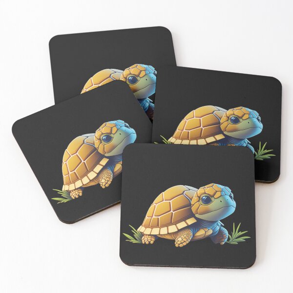 Item preview, Very Cute Galapagos Tortoise Digital Art designed and sold by ChibiArtline.