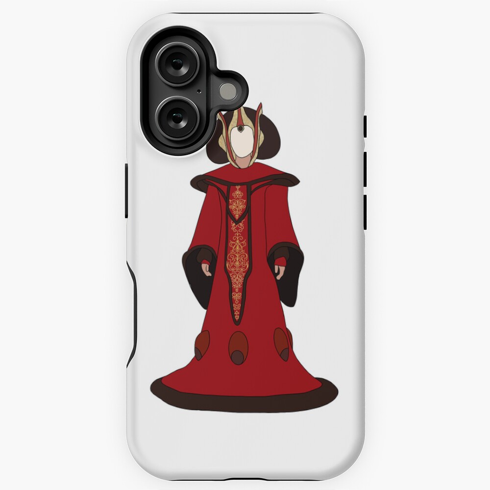 Padmé Minimalist Line Drawing Sticker