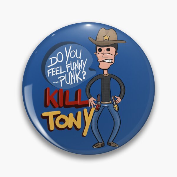 Item preview, "Do You Feel Funny Punk?" Kill Tony Design Featuring Tony Hinchcliffe (Blue) designed and sold by Kill Tony Fan Designs.