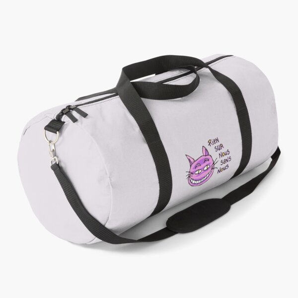 Item preview, Cheshire cat - nothing about us without us - gray background - large designed and sold by MentaLee.