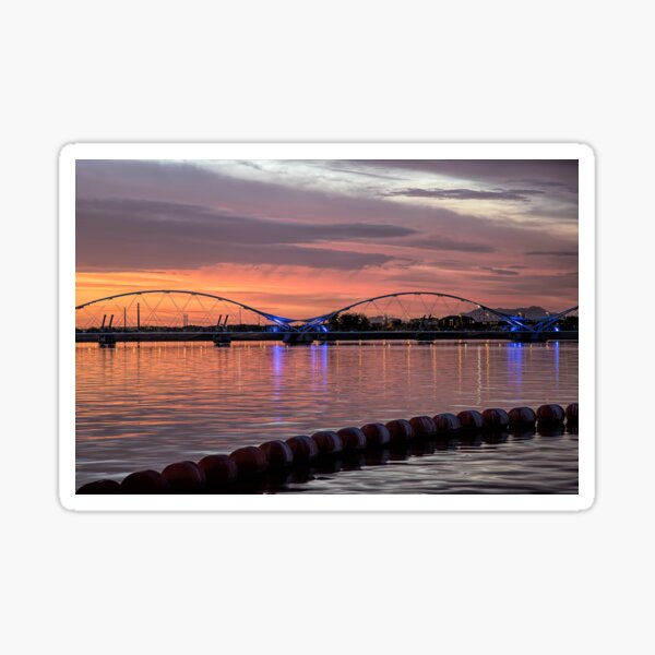 Item preview, Tempe Arch Bridge and Buoys designed and sold by Elisabeth Lucas.