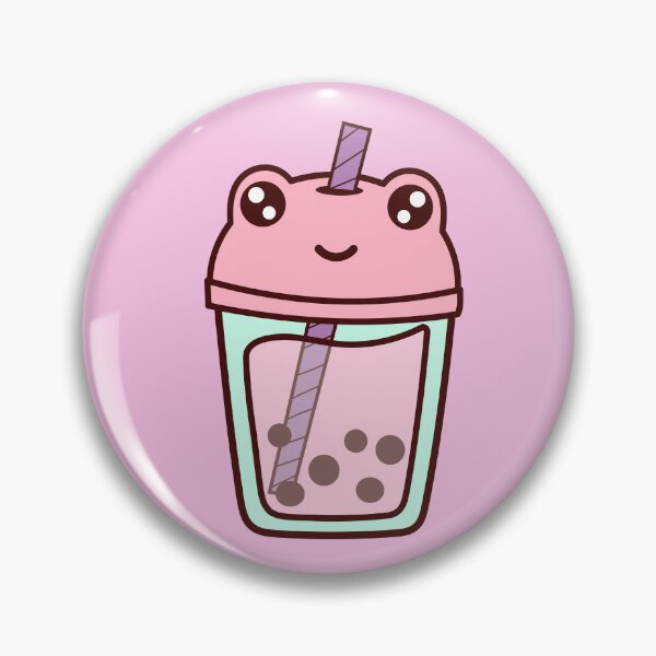 Item preview, Boba Frog Pink designed and sold by SunMoonMilk.