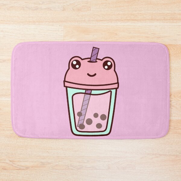 Item preview, Boba Frog Pink designed and sold by SunMoonMilk.