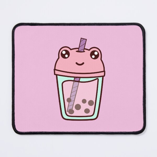 Item preview, Boba Frog Pink designed and sold by SunMoonMilk.