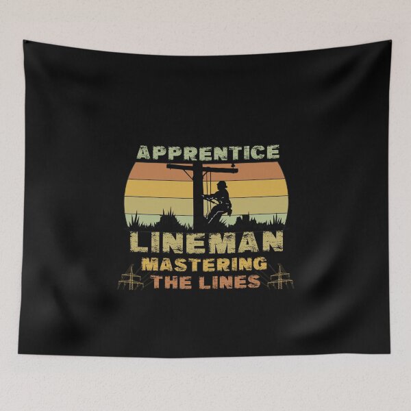 Item preview, Apprentice Lineman / Mastering The Lines designed and sold by Affyboss6.