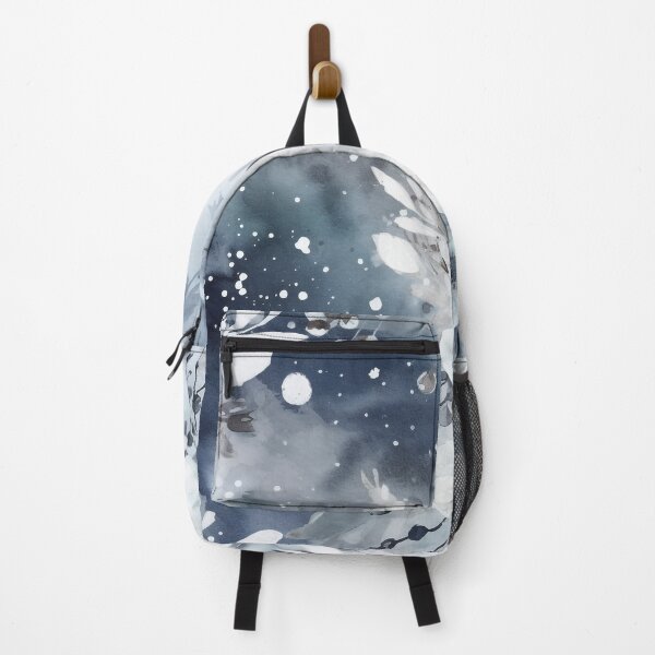 Item preview, Midwinter's Dream var. 2: Ethereal Floral Winter Scene in Moonlight and Snow designed and sold by stateofhuman.