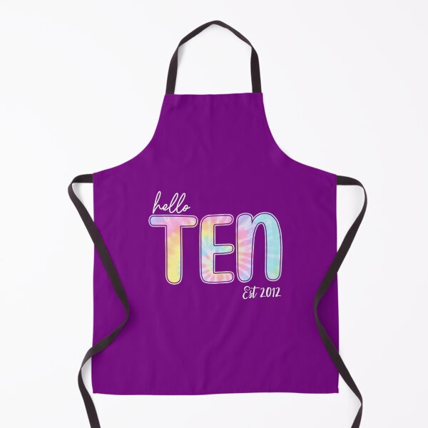 Item preview, Kid Hello Ten Est 2012 Tee Tie Dye 10th Birthday designed and sold by xemvtbkwqc82.
