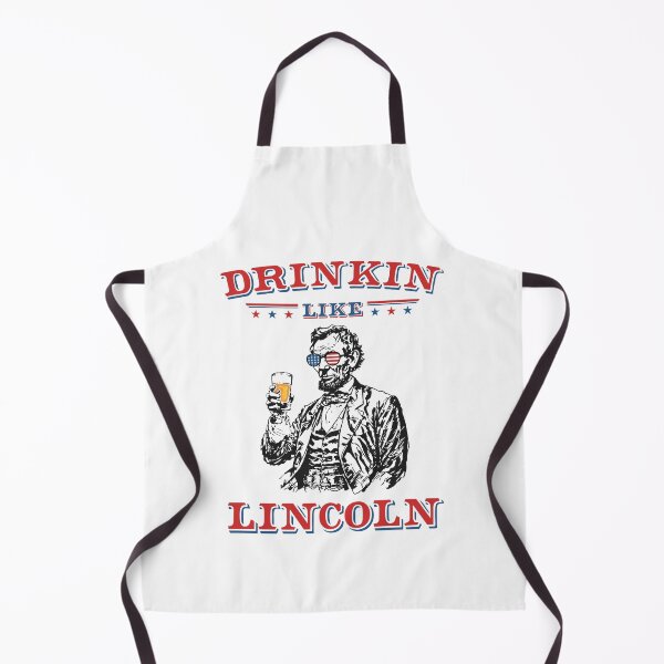 Item preview, Vintage Abe Lincoln Sketch: Drinkin Like Lincoln - Funny and Patriotic 4th of July designed and sold by hadleyfoo.