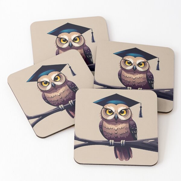 Item preview, An Adorable Graduating Owl with Big Eyes and a Wise Look designed and sold by Keith Fraley.
