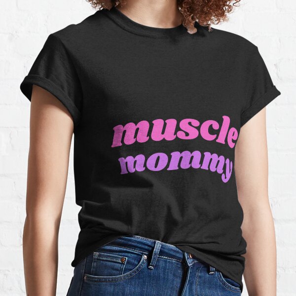 Muscle Mommy Gym T Shirt, Oversized Fitness Shirt for Women,retro