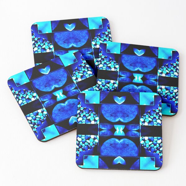 Item preview, Stunning jewellery stone assortment painting with unique shades of blue - ideal gift idea for jewelry blue stone lovers. designed and sold by Ralek.
