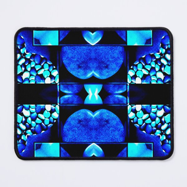 Item preview, Stunning jewellery stone assortment painting with unique shades of blue - ideal gift idea for jewelry blue stone lovers. designed and sold by Ralek.