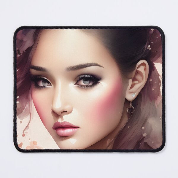 Item preview, Enchanting Woman Watercolor Portrait - Cool Art designed and sold by joejiing.