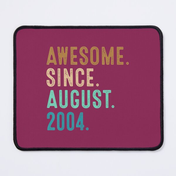 Item preview, 18 Years Old Awesome Since August 2004 18th Birthday DM49353 designed and sold by luaotxypg15.