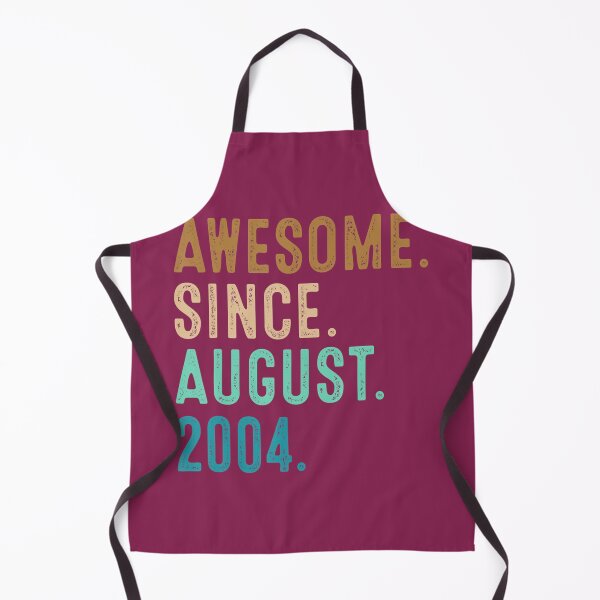 Item preview, 18 Years Old Awesome Since August 2004 18th Birthday DM49353 designed and sold by luaotxypg15.