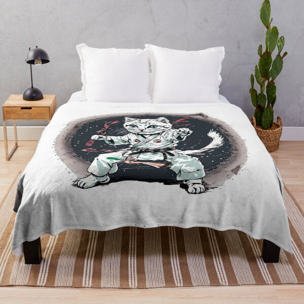 Item preview, Cat with karate kimono designed and sold by uil-dom-back.