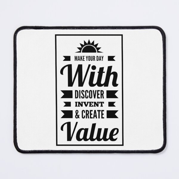 Item preview, Make your day with discover invent and create value - Cool Sticker designed and sold by joejiing.