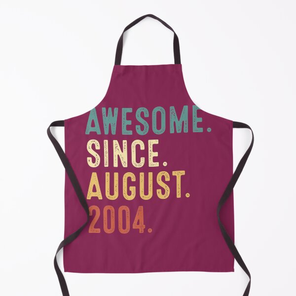 Item preview, 18 Years Old Awesome Since August 2004 18th Birthday DM84292 designed and sold by luaotxypg15.