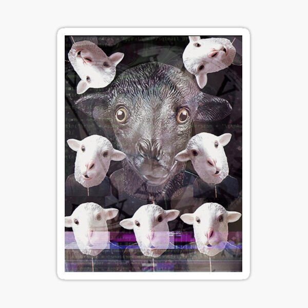 Item preview, Black sheep designed and sold by asteroid-art.