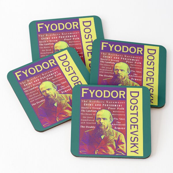 Item preview, Fyodor Dostoyevsky portrait designed and sold by artbleed.