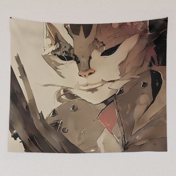 Item preview, Art series based on japanese mythology creatures #3 Bakeneko designed and sold by NabyryusArt.