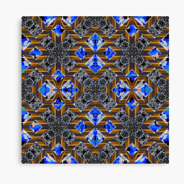 pattern, design, tracery, weave Canvas Print