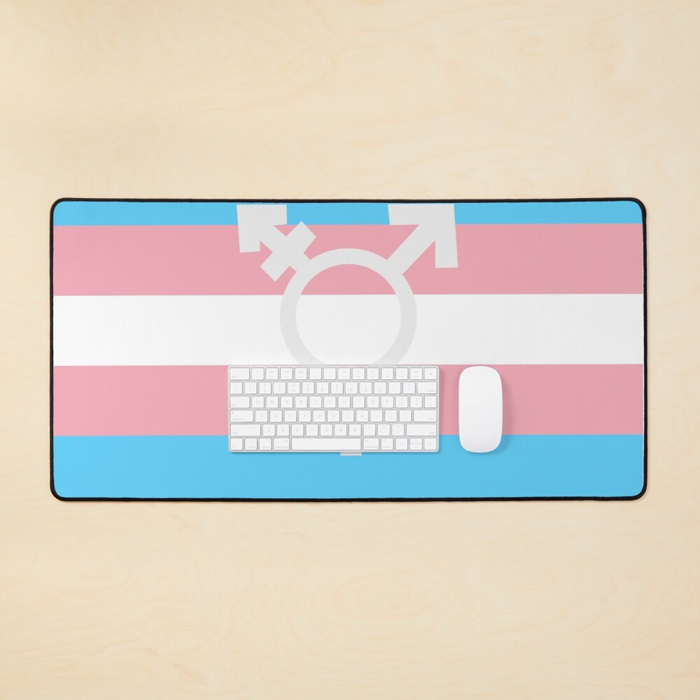 Item preview, Desk Mat designed and sold by LGBT-Pride-Flag.