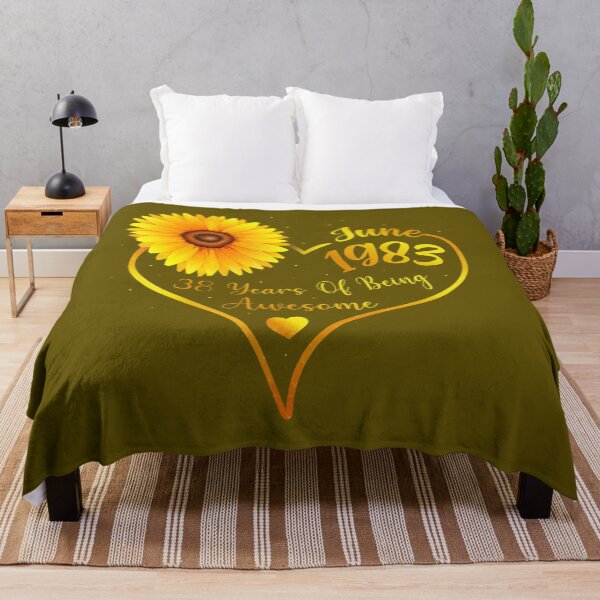 Item preview, June 38th Birthday Tee 1983, Sunflower designed and sold by svbrmuxcb23.