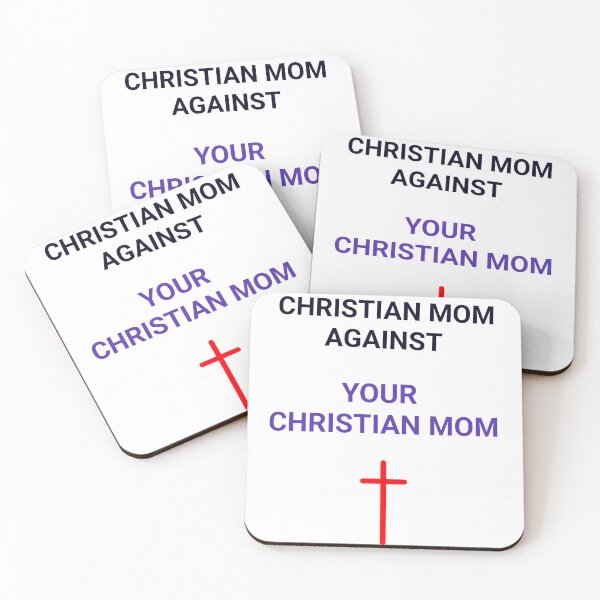 Item preview, Christian mom against your mom  designed and sold by Budibabe.